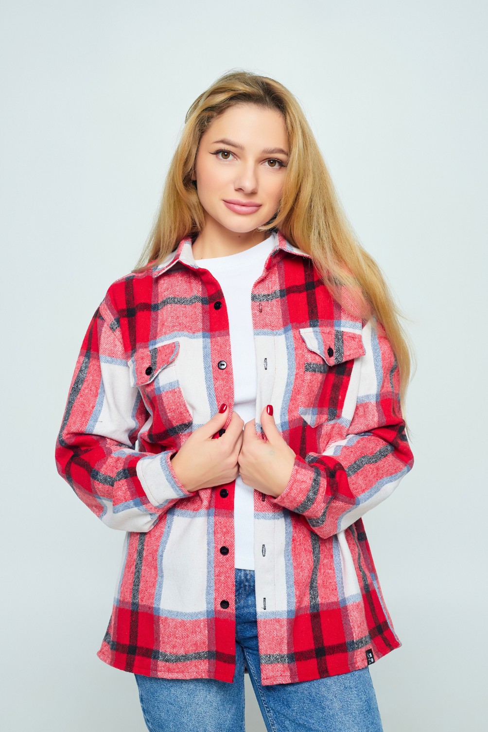 Chemise. Color: Red